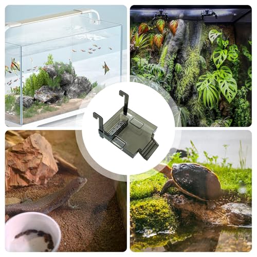 Turtle Dock For Aquarium: Animal Resting Land , Floating Sunbathing Ramp, Water Terrarium Step | Safe Galapagos Frog Salamanders Crabs Turtle Bal