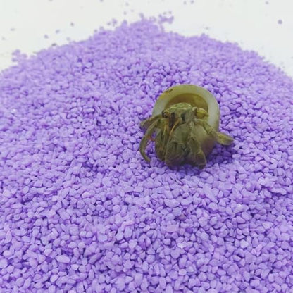 Purple Substrate Sand, Reptiles, Aquarium Decorations, Aquarium Sand, Terrarium Bedding, Fish, Amphibians Shallow-Water Creature Supplies (200, g)