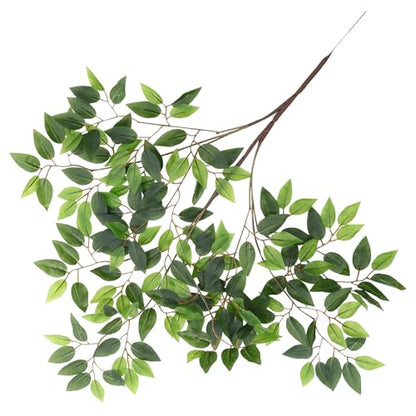 Simulation Leaves Terrarium Hanging Plant for Reptile Habitat Decoration, 12-inch Fake Rattan Terrarium Plants for Lizards, Snakes, Hermit Crabs