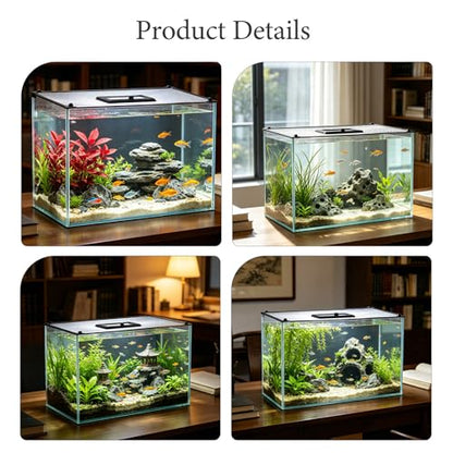 Fish Tank Lid Magnetic - Aquarium Tank Hood Top Cover - Aquarium Screen for Fish Covering - Terrarium Lid Easy Install 50x35cm/20 x14 - size: 50.00X35.00X0.50CM