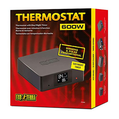 Exo Terra Thermostat with Day and Night Timer for Reptile Terrariums