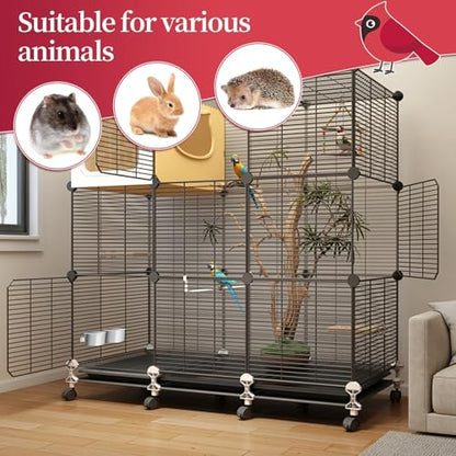 Bird Cage Feeder, Bird Feeder for Cage, 2 Pcs 10oz Stainless Steel Food Water Bowls with Clamp, Hanging Coop Cups for Parrot Cockatiel Hamster Rabbit Rat Small Animals - color: 2pcs-10oz Stainless Steel Bowl with Clamp