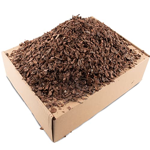 18qt Organic Orchid Potting Bark -Natural Mulch for Potted Plants, Root Development of Orchid Plants and Garden Soil Amendment Mix - color: Small, size: 18qt