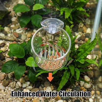 3 Pcs Aquarium Plant Holder for Java Fern Live Plant for Aquarium Suction Cup Clear Acrylic Fish Tank Aquascape for Moss Balls Marimo Betta Shrimp Decor Accessories Anubias Java Moss Cup