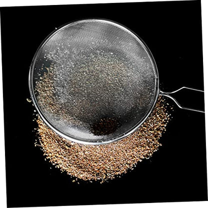 Mipcase Pet Sand Shovel Animals for Stainless Steel Spoon Spoons Cat Litter Scoop Stainer Steel Strainer Terrarium Litter Cleaner Reptile Cleaning Tool Reptile Supplies Fryer Mesh