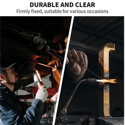 HARDK Inspection Mirror with Magnetic Base - 2 Inch Round Swivel Angle Ball Joint Antenna Inspection Tools for Arc, MIG,Spot Welding,Equipment Inspection,Mechanical Welding,Coffee Machine Maintenance - size: BIG BASE WIITH 2 INCH