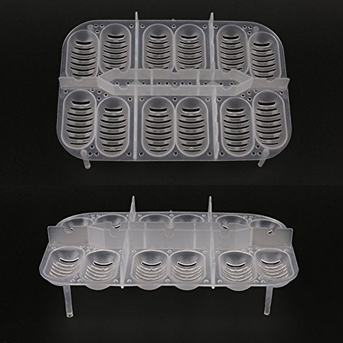 OMEM Reptile Breeding Box, Reptile Egg Incubators, Hatchery Box, for Hatching Gecko, Lizards, Lions Mane, Reptiles (Thermometer, Transparent Box)