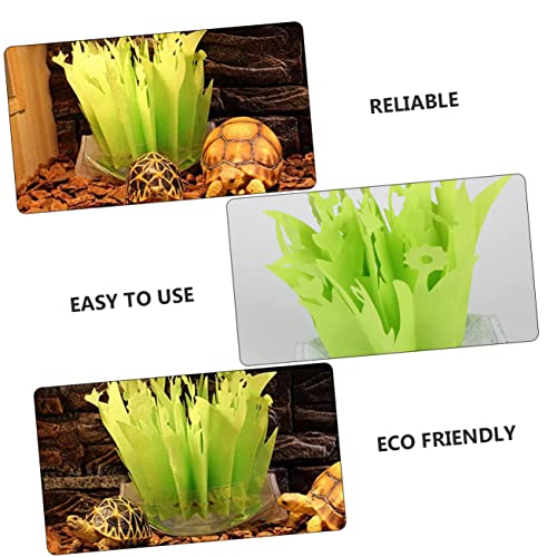 2pcs Reptile Humidifier Plant Design Non-electric Air Moisturizer for Tortoise and Reptile Enclosures Energy-efficient Water Absorption System