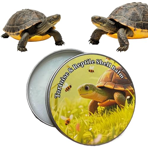 Reptile & Tortoise Shell Balm, 3.5 oz | Natural Formula, Moisturizer, Turtle and Tortoise Shell Care