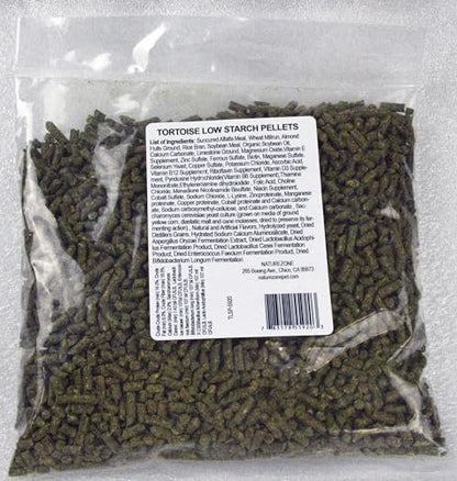 Nature Zone Tortoise Low Starch Pellets 1 lb, for Grassland, Desert, Tropical, Forest Tortoises