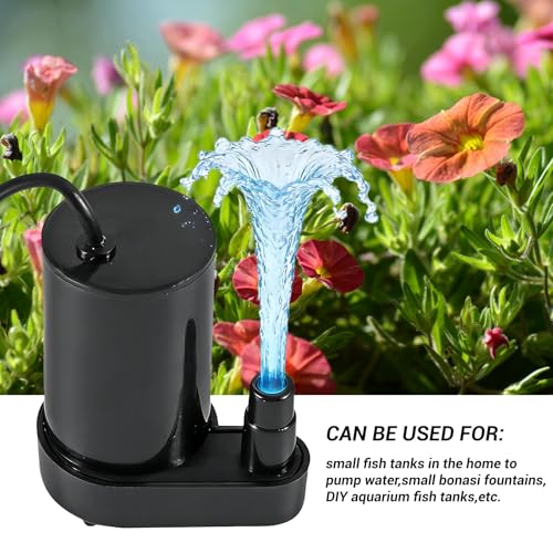 5PCS USB water pump,DC 3-5V USB Micro Submersible Mini Low Noise Brushless Water Pump for Aquariums Fish Tank Pond Fountain Hydroponics Garden