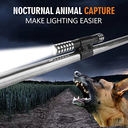 Dog Catcher Pole Animal Catch Pole Control Tool Trap Kit | for Dogs, Pig, Fox, Hog Calf Coyote Bulldog Wolf Goat and Other Wildlife Catching - 52inch with Flashlight