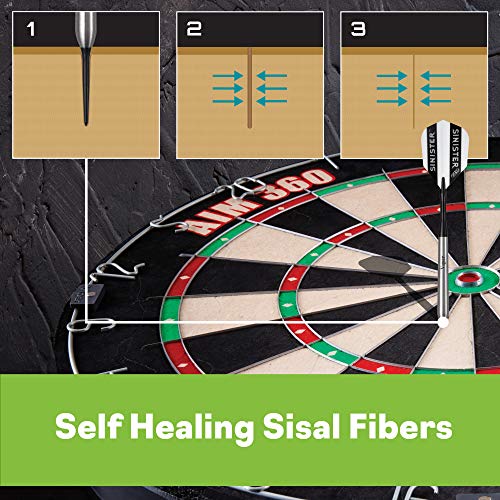 Deluxe Dartboard Cabinet with Integrated Pro Score and Cricket Scoreboard - style: Elite