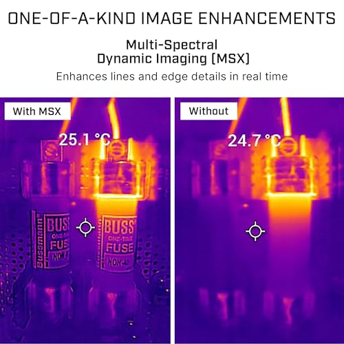 Flir C5 Compact Thermal Imaging Camera, WiFi, 160x120 MSX, Ignite | -20 to 400C, 5MP visual, LED flashlight, Ignite cloud, pocket, battery, charger, case