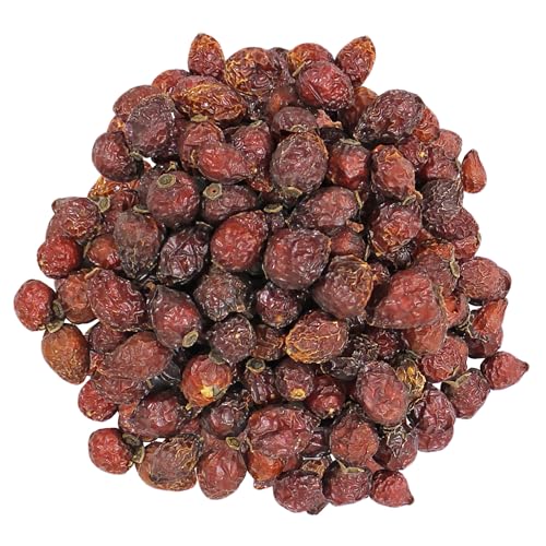 Dried Rose Hips (8 oz.) - Healthy Natural Treat - Chinchillas, Guinea Pigs, Rabbits, Prairie Dogs, Degus, Hamsters, Rats, Squirrels, Parrots, Chickens, Ducks & Other Small Pets (8 Ounce (Pack of 1)) - size: 8 Ounce (Pack of 1)