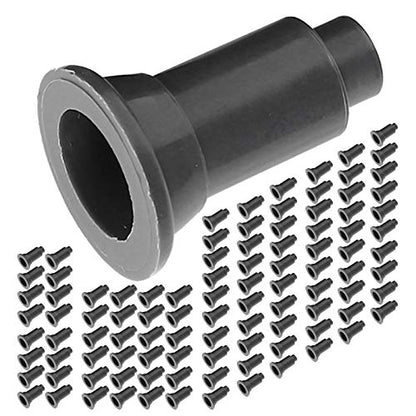 Fydun 100 Pcs Isolation Board Supporty Feet, 100Pcs Set Aquarium Feet, Fish Dividers Support for Divider Black (Black) - color: Black