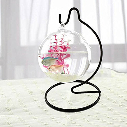 Artliving (6 Pack) 6 inch Small Ornament Display Stand, Iron Hanging Stand Rack Holder for Hanging Glass Globe Air Plant Terrarium, Witch Ball, Christmas Ornament and Home Wedding Decoration