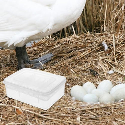Reptile Egg Incubator Tray 16 Compartment Egg Hatching Box for Tortoise Lizard and Transparent Breeding Tray for Easy Observation 6.57 X 4.84 X 2.36 in 2 Pack