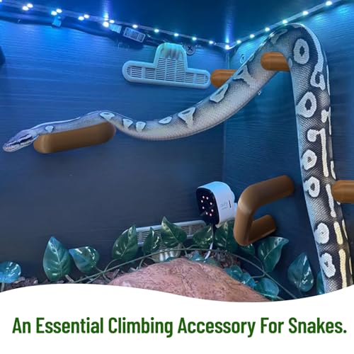 8PCS Pet Snake Climbing Stick Branch,Snake Enclosure Accessories,Snakes Terrarium Habitat Decoration for Ball Python,Cornsnakes,Garter Snakes (Screws)