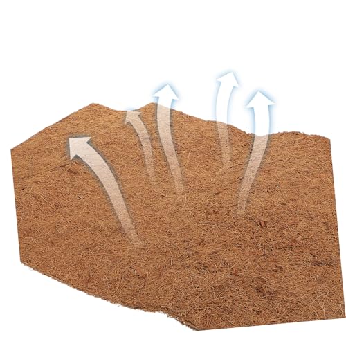 VANZACK Climbing Pet Mat Reptile Bedding Natural Coconut Fiber 60x40cm Easy - size: Size 2