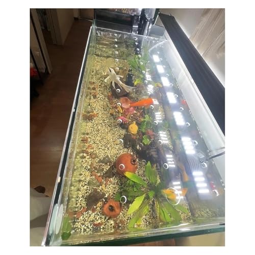 1 Pcs Fish Tank Top Cover for Aquarium, Acrylic Aquarium Anti-Jump Cover/Cat-Proof Terrarium Lid, with Feeding Hole, Fresh Air Screen Cover(31x16.5cm/12.2x6.5inch) - size: 31x16.5cm/12.2x6.5inch