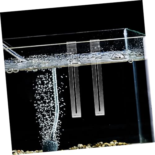 Toyvian 2pcs Aquarium Hangers Kit Plant Holder Hooks for Fish Tank Reptile Basking Station Terrarium Supplies Easy to Install
