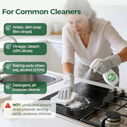 T4U Spray Bottles for Cleaning 16 oz 2 Pack, Empty Mist Sprayers | Adjustable nozzle delivers fine mist or stream for plants, hair, household solutions, gardening, salon and everyday cleaning - size: 16 OZ, 2 Pack