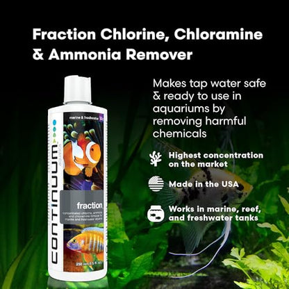 Continuum Aquatics Fraction, Water Conditioner for All Aquariums 4L - size: 4-L