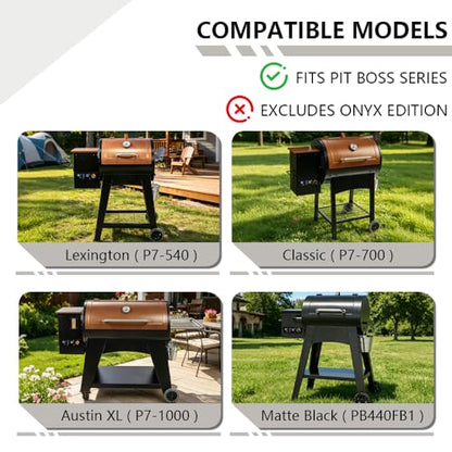 Upgraded WiFi and Bluetooth PID Trapezoid Control Board with Smart APP Control for Pit Boss Wood Pellet Grill Lexington 540/Classic 700/Austin XL 1000/440FB1 Matte Black Models - size: PID Trapezoid Control Board