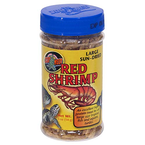 Zoo Med Large Sun-Dried Red Shrimp Aquatic Turtle Food 0.5 oz. - size: 0.5 Ounce (Pack of 1)