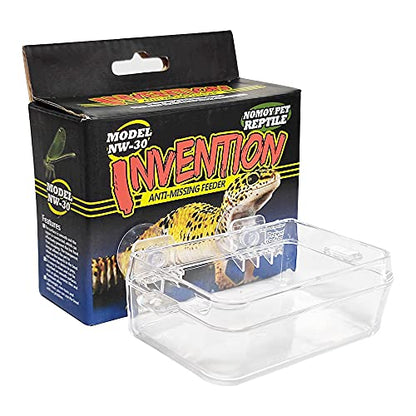 Chameleon Bowl and a Reptile Feeding Tongs 2pcs Feeder and Water Cups with Suction for Iguana Lizard Gecko Worm