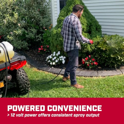 CHAPIN 8-Gallon ATV Spot Sprayer, 12V Pump for Easy Spraying | Chemical-resistant tank; ideal for ATV and UTV spraying, handles weed control, fertilizers and pest controls with 10ft hose - size: 15 Gallon