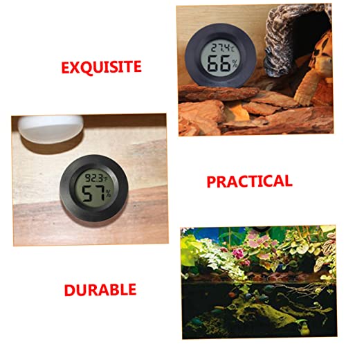 Kisangel 14pcs Mini Digital Hygrometer and Thermometer for Reptile Tanks Accurate Humidity and Temperature Gauge for Terrariums Incubators and Indoor Use Compact and Portable