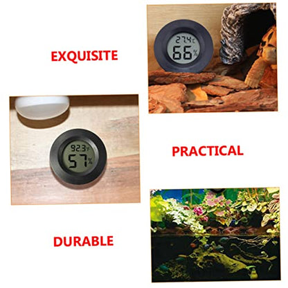 Kisangel 14pcs Mini Digital Hygrometer and Thermometer for Reptile Tanks Accurate Humidity and Temperature Gauge for Terrariums Incubators and Indoor Use Compact and Portable