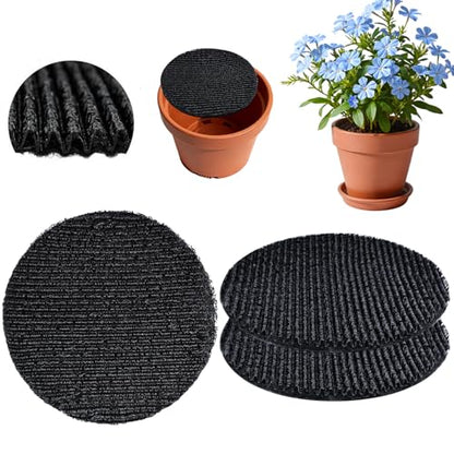 3Pcs 14inch Round Pot Mesh Drainage Discs Double Layer Plant Pot Hole Insert Pads Cutable Bonsai Pot Bottom Grid Mat Mesh Reusable for Indoor Outdoor Potted Plant Prevent Soil Loss Keep Roots Healthy - size: 14inch-3Pcs