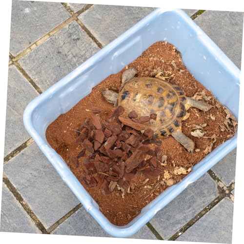 1bag Natural Reptile Bark Bedding Cork Bark Chips for Reptile Tank Decor Terrarium Substrate Lizard Bedding Chips Tree Decor for