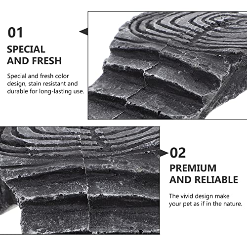 VILLCASE Habitat Basking Rock for Turtles Large Basking Platform Ramp Big Tank Decor Accessories Turtle Shelf Landing Dock for Aquarium