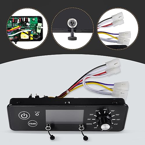 AC03P9 PB1100PS1 Control Board fit for Pit Boss 1100PS1, PB820, Pro 1100 | for 550 Navigator, PB440D2, PB1150G, PB850G and PB550G Wood Pellet Grill/Smoker, Control Panel with LCD Display