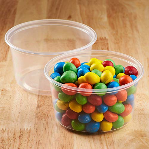 Karat FP-DC12-PPU 12 oz Deli Container,2.5" Height, 4.61" Width, 3.54" Length (Pack of 500) - size: 12 oz Container