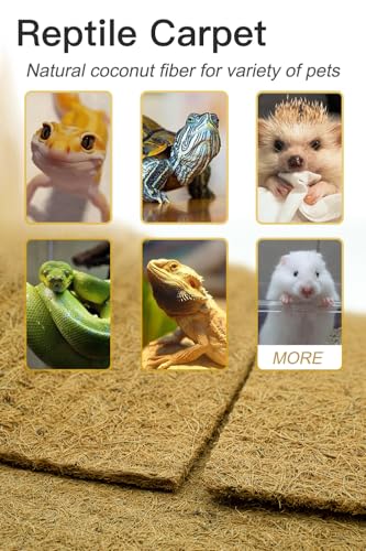 Coconut Fiber Mat, Yarrdfir 12 x 160 inch Natural Coconut Liners for planters Flower Basket, Natural Coconut Fiber mat, Garden Decoration, Animal pet pad, Reptile Carpet, Snow Mat (12 x 160) - size: 12x160 Inch