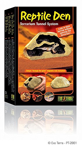 Exo Terra Reptile Den, Hideout Tunnel System for Terrariums, Small, PT2861 - size: Small