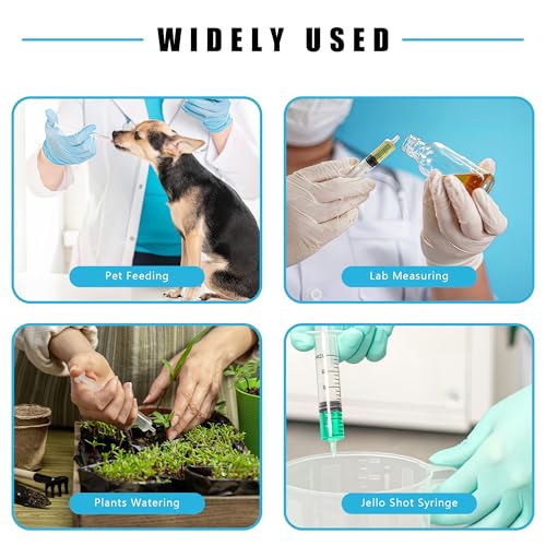 150ml Large Syringes, Individually Sterile Sealed Plastic Syringe for Liquid, Scientific Labs, Measurement, Pet Feeding ,Ink Refilling ,Oil or Glue Applicator(1 Pack) - style: 150ml