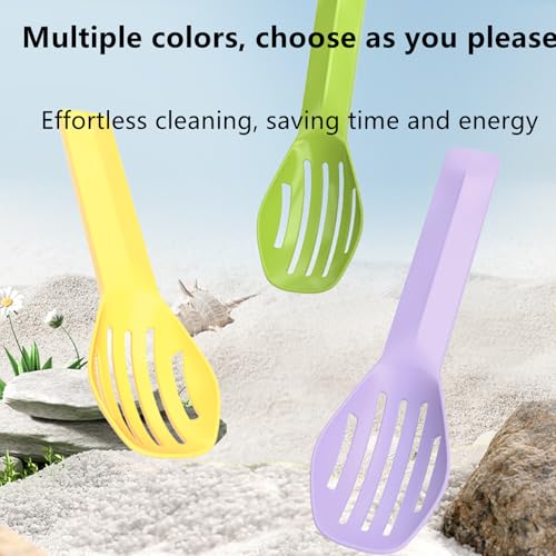 6 Pcs Hamster Scooper, Hamster Poop Scooper Small Litter Scoop Sand Bath Scoop Reptile Mini Litter Scoop Sandbox Scooper Hamster Bedding Scooper Pet Cleaning Tool