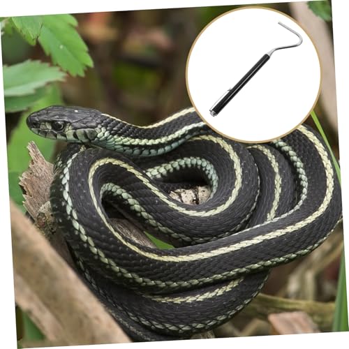LIOOBO Long Handle Snake Hook Telescopic Reptile Catching Hook and Grabbers for