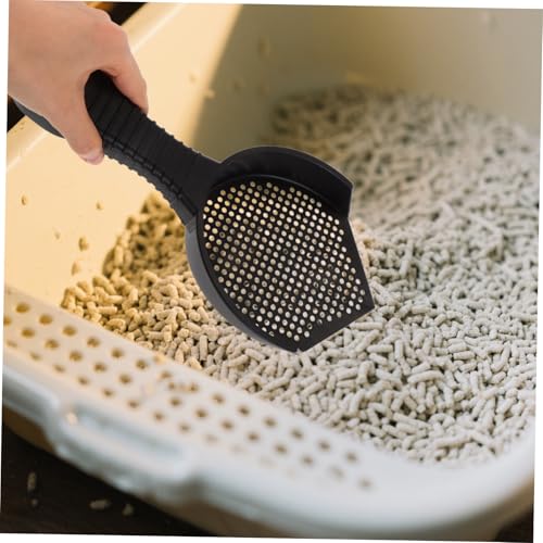 Totority 2pcs Cat Litter Scoop Set Ergonomic Handle Fine Sifting Design for Efficient Waste Removal in Cat Litter Boxes and Reptile Terrariums Multifunctional Cleaning Tool