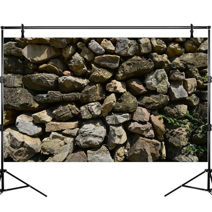 Rock Aquarium Background Natural Stone Fish Tank Background Rocky Glass Terrarium Background Stone Wall with Sunray Aquarium Background Rock Stone Reptile Habitat Background Poster 24x12in - color: Warm Brown, size: 24(W)x12(H)inches/ 60(W)*30cm(H)