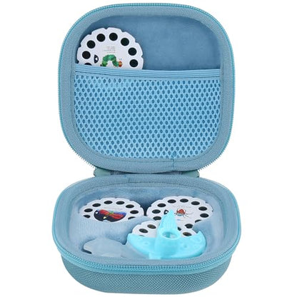 Aenllosi Hard Case for Moonlite Mini Projector Gift Pack fits upto 20 | EVA case construction, Water-resistant design, Dust-resistant design, Smooth zipper access, Carry handle, Case only - color: Deep Green