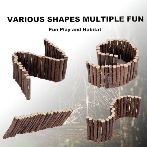 TEICCI Bearded Dragon Tank Accessories Set,10-Piece Kit Leopard Gecko Tank Accessories with Bearded Dragon Hammock, Large Reptile Bridge Hammock,Decor Suitable for Lizards, Geckos, and Chameleons