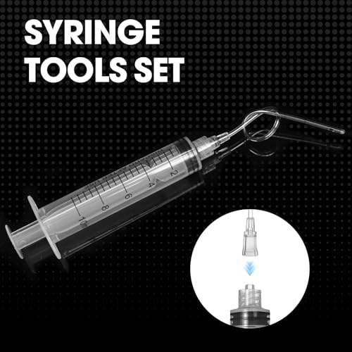 10ml Luer Lock Syringe with Cap and Soft Plastic Tube, 10 Pack | Suitable for Pet Liquids Feeding, Individually Wrapped - size: 10ml - 2.0mm Tube