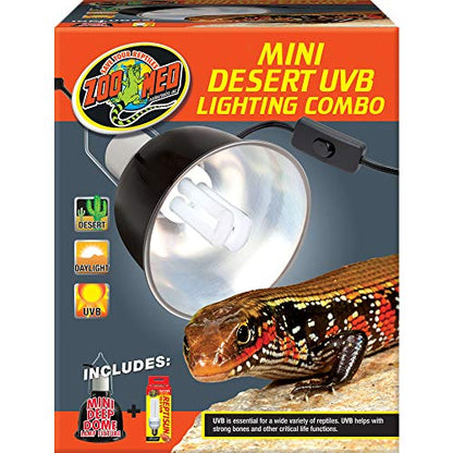 Zoo Med Mini Desert UVB Lighting Combo